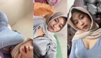 Umay Daster Biru Favorit Goyang Erotis Bikin Crot